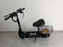 绿源【向往的生活推荐品牌】电动滑板车锂电池便携可折叠电动车成人两轮代步车迷你电动车 48V/黑色/240-250里/800W/智能AI/带座 实拍图