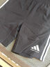 阿迪达斯短裤男夏季透气薄款宽松休闲运动梭织五分裤 黑/白 2CS-BW  M 实拍图