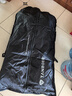 坦博尔鹅绒服女长款连帽收腰显瘦加厚保暖女士羽绒服550890D极光黑180 实拍图