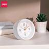 得力(deli)简约蜂鸣式渐响闹钟时钟 低噪音学生闹钟柔和灯光 家庭办公闹钟 白色LE300-WH开学必备礼物 实拍图