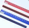 AUCS白板磁吸磁条带刻度直尺子30cm 黑板绿板磁铁磁钉磁粒磁力贴片吸铁石办公室家用白板配件 红色2根 实拍图