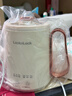 乐扣乐扣 迷你养生壶烧水杯养生杯迷你花茶壶热牛奶神器热奶电煮杯电炖杯电热水杯烧水壶陶瓷覆层内胆0.35L 实拍图