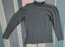 浪莎100%纯棉男士秋衣单件上衣中领保暖内衣中老年打底全棉毛衫半高领 【深灰上衣】·中领100%纯棉 2XL /180 实拍图