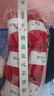 艾秀精梳牛奶手工编织diy5股奶棉线婴儿童宝宝手编绒钩编中粗棉纱毛线 10大红 实拍图