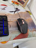 【京东物流】有线鼠标 游戏鼠标 办公鼠标 电竞鼠标usb接口家用电脑台式笔记本通用鼠标有线 X3电竞背光款-三档变速 混光 实拍图