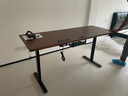 木藝生3cm高端实木电动升降桌电脑桌台式电竞桌子办公书桌可升降工作台 【升级线盒】单电机3cm实木胡桃色 180*70【免费送装】 实拍图