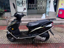 吉浪款迅鹰125踏板车摩托车超级鹰尚领鬼火代步国四电喷可上牌 出口版高配国四电喷可上牌 黑色 实拍图