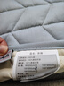 无印良品A类面料纯棉褥子可水洗学生宿舍床垫遮盖物床褥1.2x2米 兰灰 实拍图