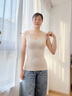 爱宝适哺乳背心德绒吊带孕产妇免穿文胸喂奶衣哺乳内衣上衣卡其XL M460 实拍图