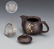 正扬紫砂壶茶具套装家用整套高档功夫泡茶器陶瓷茶杯商务办公礼品茶盘 紫砂龙壶舍得8杯整套+长胡琴黑 实拍图