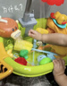 奥智嘉儿童洗碗机玩具玩水厨房戏水水上乐园循环出水女孩过家家水果礼物 实拍图