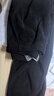 马登工装雪尼尔垂感聪明裤美式巴恩风直筒休闲裤仿灯芯绒束脚长裤子男 黑色 M 实拍图