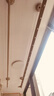 金贵夫人阳台晾衣架手摇升降三杆晾衣杆手动室内伸缩晒衣架家用晾晒神器凉 香槟金 2.4m 三杆 【高硬度碳钢】圆杆 实拍图