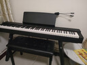 雅马哈（YAMAHA）电钢琴P225B/WH儿童成人初学88键重锤智能蓝牙便携式钢琴P125升级 新品P225B主机+单踏+稳固U架+琴凳大礼包 实拍图
