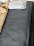 京东京造 60支长绒棉贡缎床单 A类纯棉床盖全棉床单单件 245x270cm 灰蓝 实拍图