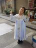 芭米诺女童汉服中秋节国风超仙古装儿童春秋连衣裙子女孩古风 紫色 140 实拍图