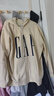 GAP男女装2025秋季新款logo印花抓绒宽松运动连帽衫卫衣786920 米色 3XL (185/108A) 亚洲尺码 实拍图