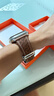 MSSM适用苹果手表表带apple watch爱马仕款iwatch S11真皮折叠扣表带ultra3/S10/9微孔浅棕44/45/46/49 实拍图