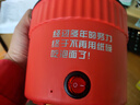 电煮锅电锅小电锅电炒锅电热锅多功能一锅多用宿舍电煮锅电炖锅火锅1-2人蒸煮一体 红色（黑色不粘锅内胆） 1.1L 实拍图