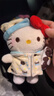 迪士尼正版厨师helloKitty包包挂件钥匙扣眼镜哈喽kt猫玩偶公仔女生礼物 老钱风套装kitty【正版】 实拍图
