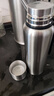 保温杯男士316不锈钢全钢保温壶便携泡茶杯大容量茶水分离水杯子 钢本色800ml[茶水分离/喝水盖] 实拍图