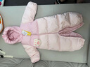 巴拉巴拉童装婴儿羽绒服连体衣宝宝2025新款冬装加厚保暖哈衣爬服萌趣造型 实拍图