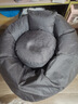 编草人懒人沙发豆袋网红单人沙发椅小户型懒人椅超大可睡觉躺卧小沙发 深灰色【送抱枕+脚凳】 120*130CM【适合身高165-175CM】 实拍图