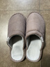 回力日系柔软情侣棉拖秋冬家居室内保暖棉鞋男款HL0006咖啡42-43码 实拍图