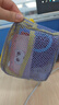 网纱豆腐包超轻网格杂物收纳小包多用途便携彩网格包网兜包内收纳 新款多巴胺【紫色】 实拍图