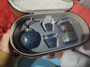 瓷牌茗茶具（cipaiming teaset）旅行茶具套装户外便携式陶瓷快客杯一壶四杯办公室功夫茶壶泡茶 蓝古茗1壶4杯+罐盘+棕皮包+巾夹 实拍图