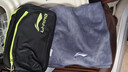 李宁（LI-NING）游泳运动毛巾吸汗健身羽毛球运动毛巾7666蓝灰紫 实拍图