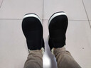 3514保暖羊毛布鞋老人鞋套脚款男士爸爸鞋冬季加厚棉鞋 黑色 38 实拍图