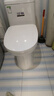 欧帝奴（OUDINU）节水防臭漩涡虹吸式大冲力连体式坐便器小户型卫生间抽水马桶家用 A【豪华款】超漩虹吸式 实拍图