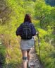 361°旅行包可折叠大容量轻量化书包背包男女运动双肩包防水户外登山包 黑色 实拍图