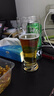 【采销精选】啤酒杯精酿扎啤杯套装玻璃杯家用冷饮杯酒杯 细腰啤酒杯450ml 1个装 实拍图