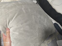 京东京造棉花糖抱枕 超柔棉棉绒沙发床头客厅办公室腰靠枕垫 灰色45x45cm 实拍图