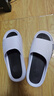 回力拖鞋男士厚底防滑浴室一字拖休闲外穿耐磨凉鞋SDJ-3A77 白黑42-43 实拍图