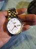 冠琴（GUANQIN）瑞士认证手表男士全自动机械表防水夜光双日历国表商务百搭男表 条钉刻度钢带本白（明星推荐） 实拍图