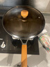 炊大皇炒锅铁锅免开锅家用炒菜锅32cm圆底防滑明火专用铁瓷TC32CG 实拍图