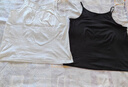 三枪女士吊带背心[7A原纱抗菌]纯棉罗纹打底衫百搭无袖透气弹力2件装 实拍图