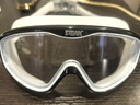 匹克成人游泳镜男女高清防雾防水大框一体专业潜水游泳眼镜透明黑白 实拍图