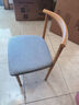 苡茉轻奢餐椅家用靠背餐桌椅子客厅书桌凳子现代简约商用铁艺牛角椅 实拍图