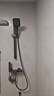 田园沐歌枪灰色淋浴花洒套装全铜浴缸龙头简易分体式卫生间浴室增压沐浴 枪灰·数显【恒温升降款】 实拍图