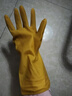 加厚牛筋乳胶皮橡胶手套劳保耐用洗衣洗碗手套女家用防水厨房清洁 L码 1双【特厚牛筋】90克 实拍图