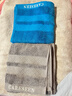 康尔馨酒店毛巾 纯棉加厚吸水面巾 2条装洗脸巾 白+灰 75*40cm 180g 实拍图