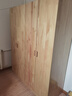 凤年楼【免费送装】100%全实木衣柜卧室平开门简约大衣橱家用收纳柜子 真实木-1.6米四门（160*60*200） 实拍图