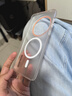 暴走适用华为mate60pro手机壳 华为mate60pro保护套 磁吸柔砂肤感透色轻薄简约撞色硬壳保护壳 柔雾白 实拍图
