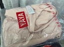 鸭鸭（YAYA）【90+系列】轻薄羽绒服女短款2024冬季新款时尚连帽保暖外套KL 米白色 M (160) 实拍图