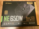 安钛克 Antec NE650 金牌全模650W电源/寿命更持久/支持风扇启停/双8pin电脑主机/扁线/支持温控 实拍图