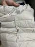 波司登（BOSIDENG）25新款轻薄羽绒服男女儿童5A抗菌90绒百搭休闲内搭短款经典马甲 灰燕麦7441囤货拍大 120 /60 约 110-120cm 22kg 实拍图